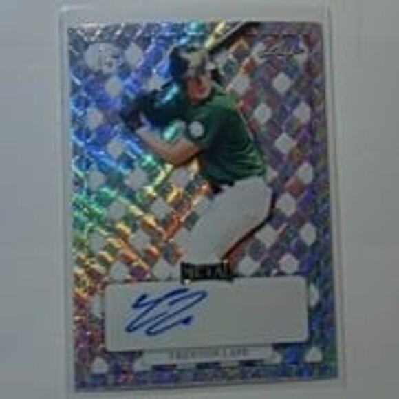 Trenton Lape 1/1 Metal Authentic Signature Silver Mojo Pre Pro Proof - Picture 1 of 5